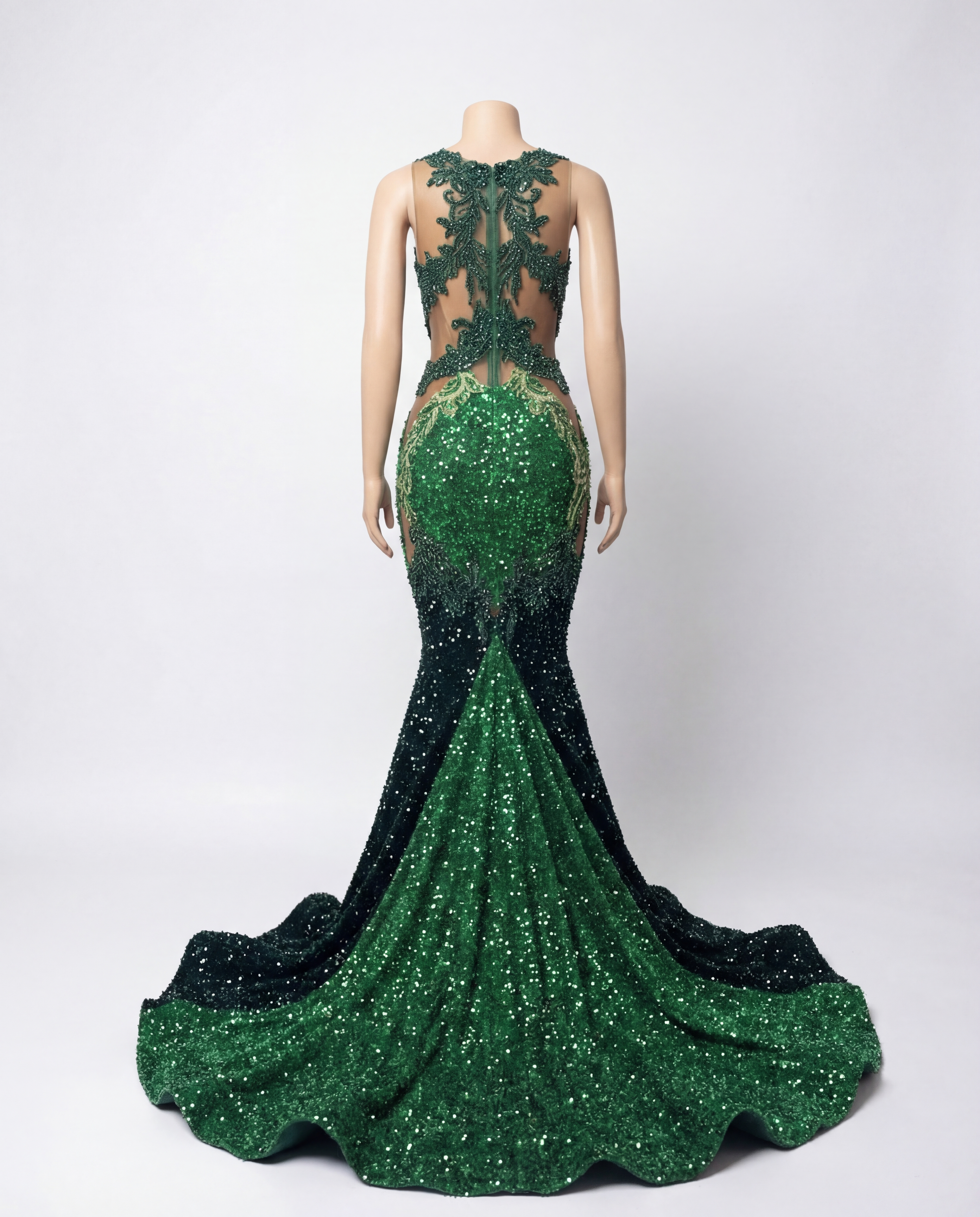 “Garden of Desire Mermaid Gown"